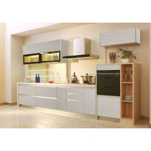 Liner Style High Gloss UV Acrylic Kitchen Cabinet P-009